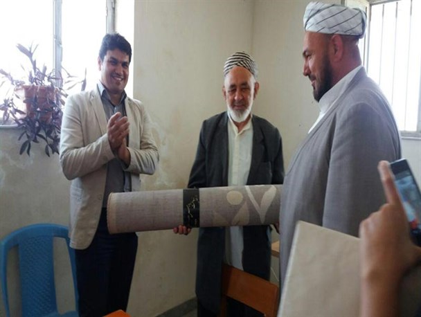 از استاد مختومقلی خوانی کتابخانه خواجه نفس تقدیر شد