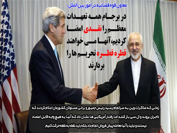 اجرای نقدی تعهدات ایران در قبال برجام و رفع قطره‌ای تحریم‌ها!