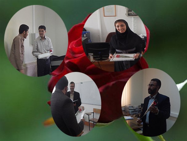 شاخه گل هایی که اساتید دانشگاه پیام نور را شاد کردند