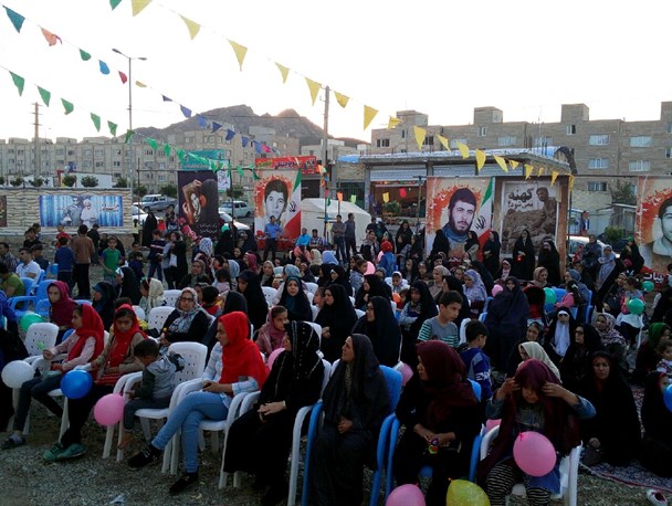 برپایی جشن نیمه شعبان در تپه نور شهدای گمنام صفادشت