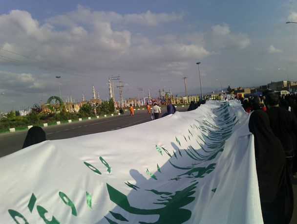 شور و شوق در مسیر جمکران+تصاویر