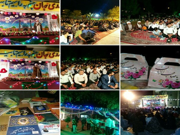 جشن بزرگ نیمه شعبان در منوجان برگزار شد+تصاویر