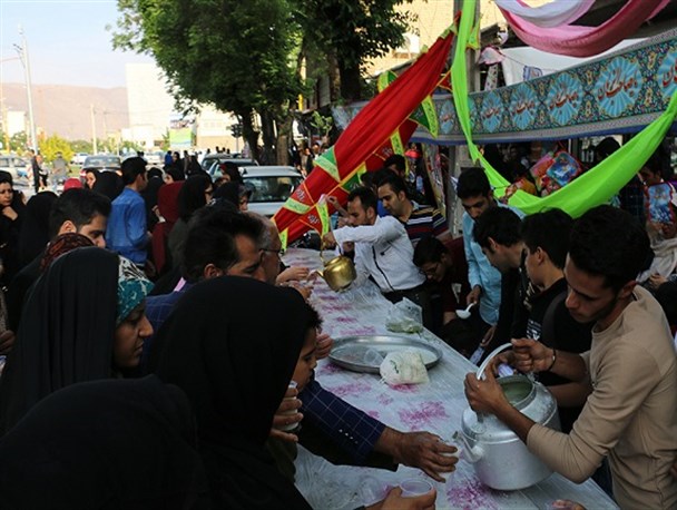 حال و هوای مبارکه در شب میلاد امام زمان(عج)+تصاویر