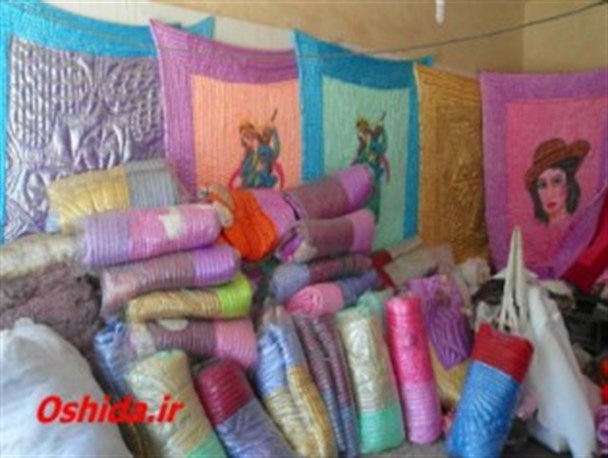 گزارش تصویری از کارگاه تولید لحاف و تشک سیستانی