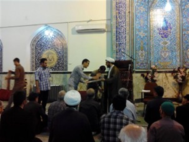 از جوانان فعال مسجدالرضا (ع) دماوند تقدیر شد