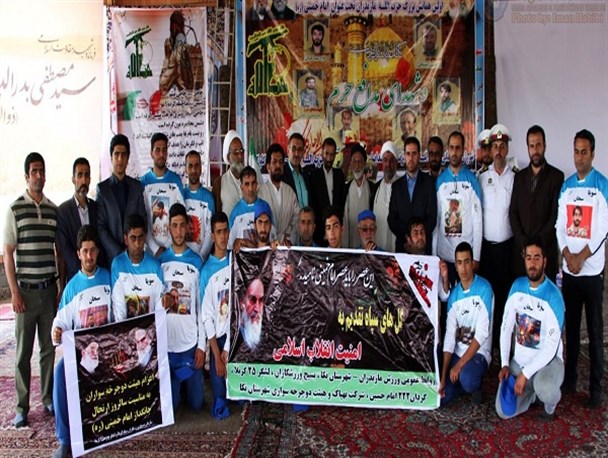 کاروان دوچرخه‌سواری حرم تا حرم از نکا به سمت مرقد امام راحل حرکت کرد