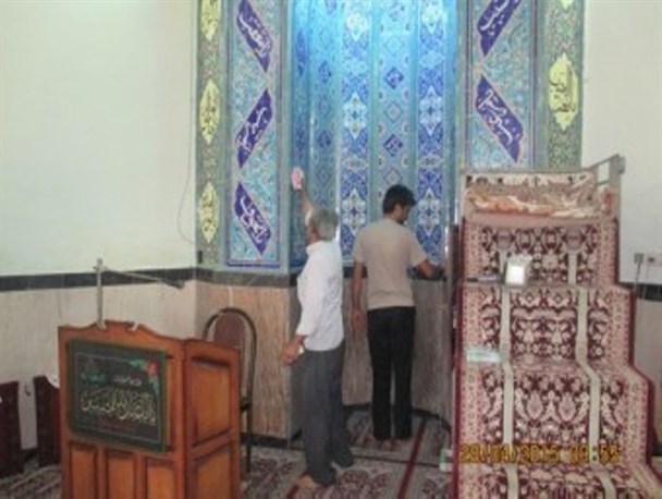 اجرای طرح غبارروبی در 130 مسجد و 7 امامزاده در شهرستان فیروزه