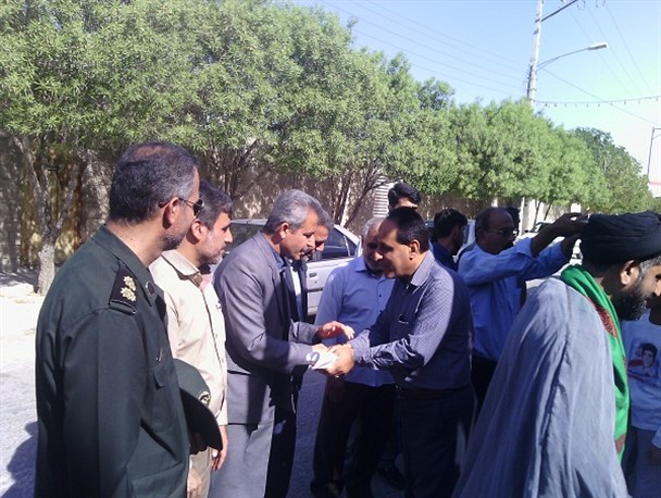 اعزام 700 نفر ازبسیجیان دشتی به مرقد امام خمینی(ره)+تصاویر