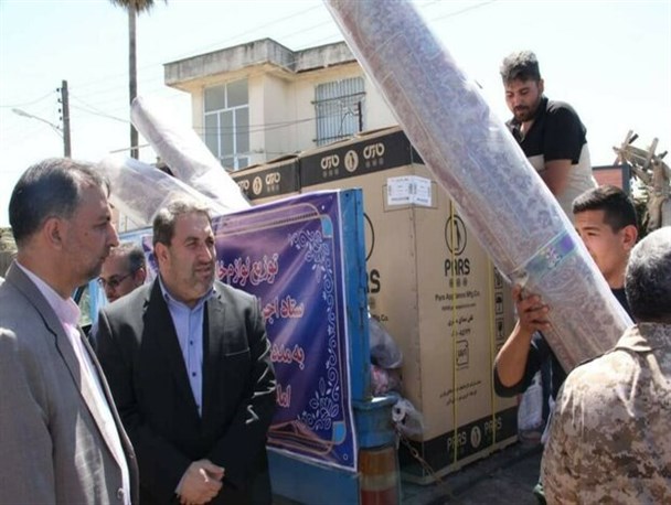 توزیع 2003 قلم لوازم‎خانگی در مناطق‎ سیل‎زده گلستان/ توزیع 1000راس گوسفند در بین خسارت دیدگان