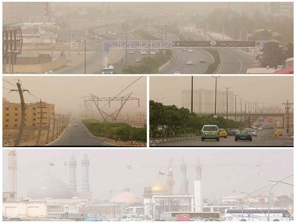 افزایش 40 درصدی گرد و غبار قم در طول سه دهه اخیر