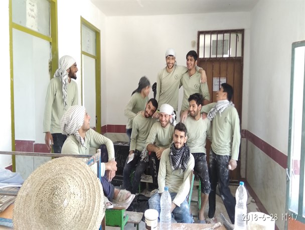 لبخند خدمت بر لبان خادمان جهادی+تصاویر