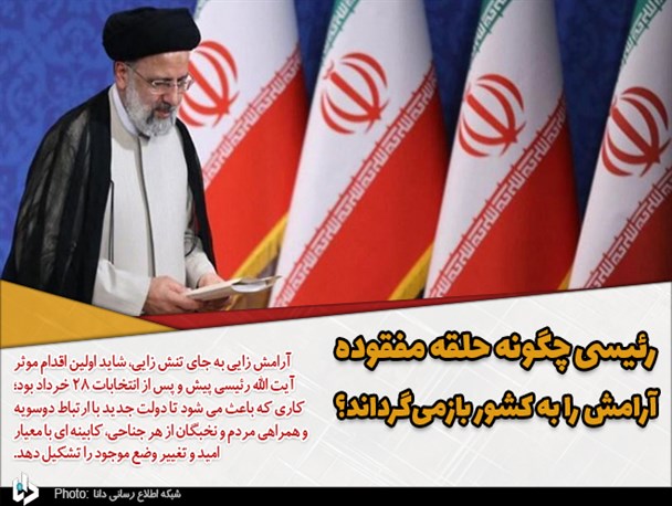 رئیسی چگونه حلقه مفقوده آرامش را به کشور بازمی‌گرداند؟