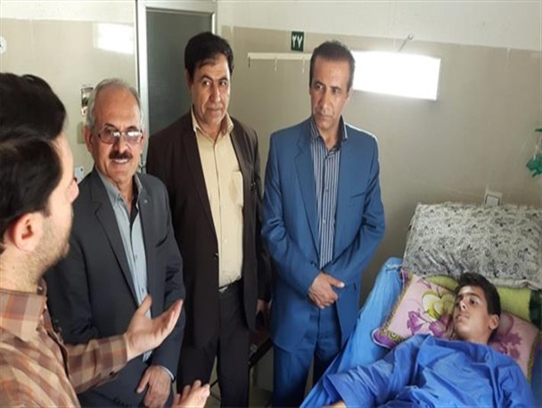 بازدید مدیرکل سیاسی استانداری کهگیلویه‌وبویراحمد از بیمارستان دهدشت+تصاویر