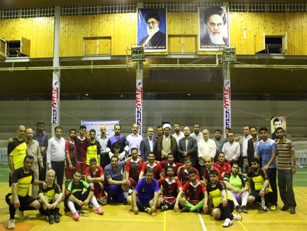 فوتسال مداحان فومنی و صومعه سرائی در قاب تصاویر