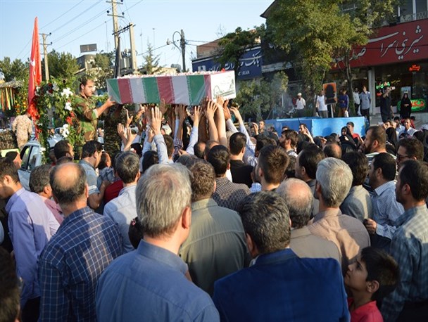 شهر بومهن میزبان دو شهید گمنام بود+تصاویر