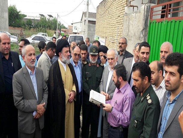 کلنگ ساخت 200 خانه محروم در گلوگاه به زمین زده شد +تصویر