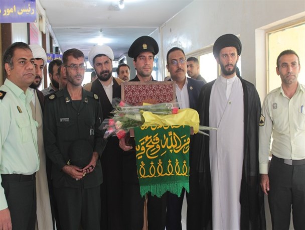 خادمان حرم مطهر رضوی وارد شهرستان کارون شدند +تصاویر