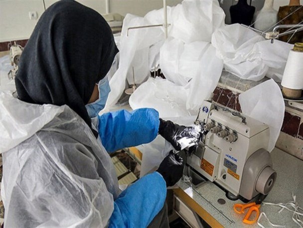 واحدهای تولیدی ماسک در استان یزد بیشتر می‌شود