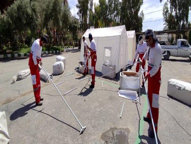 ۳۳۰۰ آسیب دیده از بارندگی‌ سیستان و بلوچستان در چادرهای امدادی هلال احمر اسکان یافتند