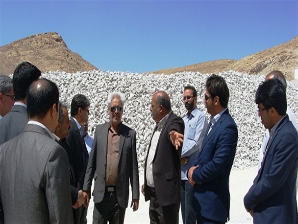 بازدید مسئولان از معادن اسفراین