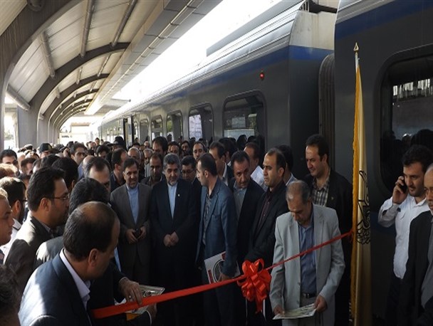 تنها ایستگاه ریل باس غرب تهران در شهر قدس رسماً افتتاح شد