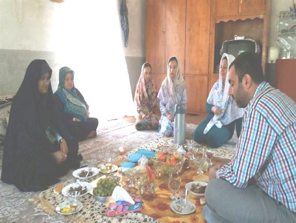 دیدار با خانواده جانباز متوفی اهل سنت شهرستان رامیان+ تصاویر