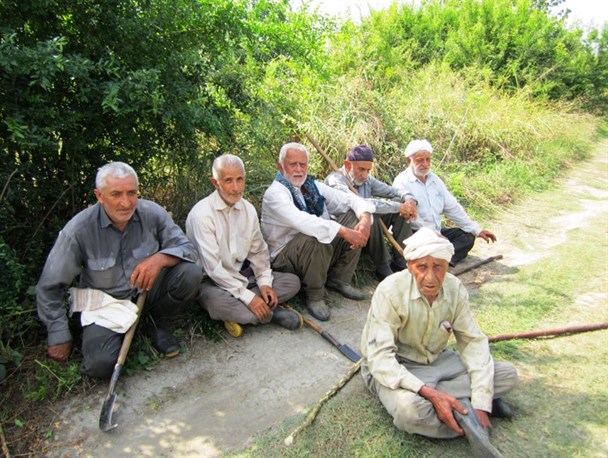 تصاویری ناب از مردان کهنسال روستای سرکلاته خرابشهر