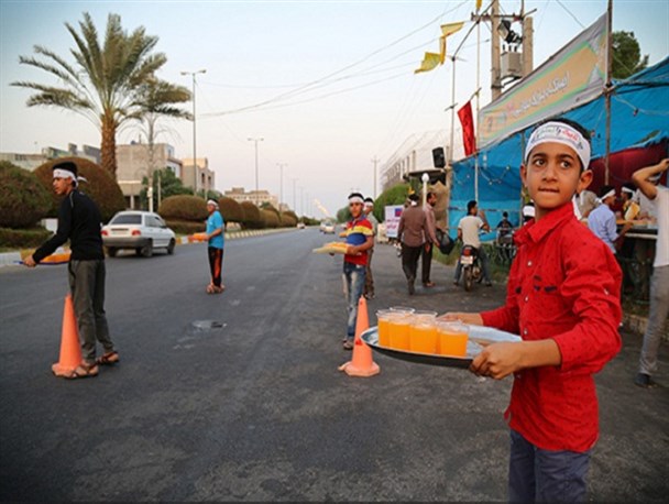 عکس: ایستگاه «لبیک یا امام» در لامرد