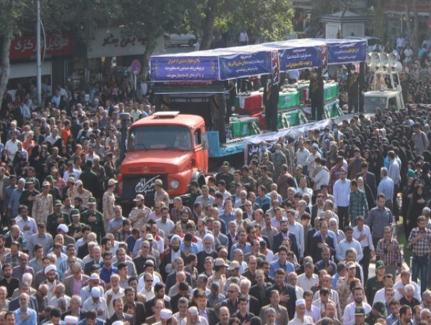 تشییع باشکوه پیکر 11 جانباخته گلستانی حادثه منا در گرگان+تصاویر