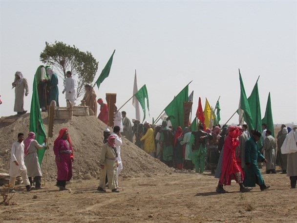 بازسازی واقعه غدیر خم در کبودراهنگ