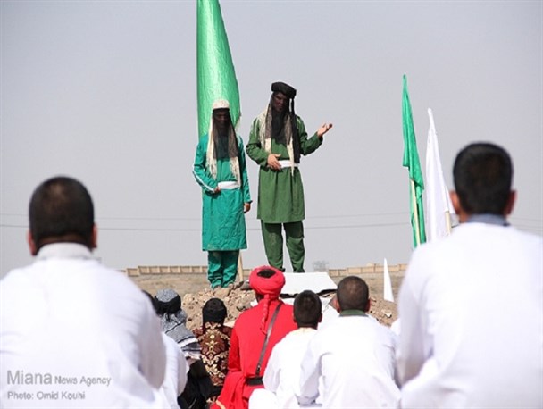 واقعه غدیر خم در شهرستان میانه بازسازی شد/ گزارش تصویری