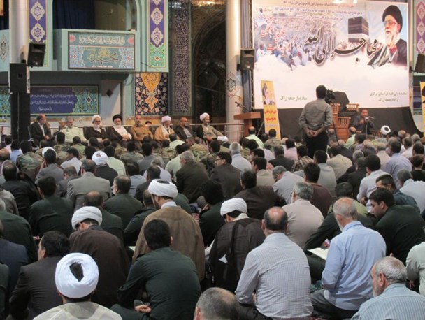 مراسم بزرگداشت جانباختگان حادثه منا در اراک برگزار شد+تصاویر