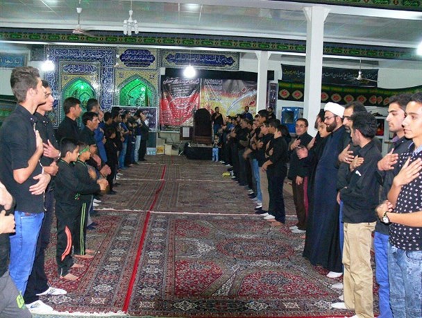 برگزاری مراسم اولین شب عزاداری ایام محرم+ عکس