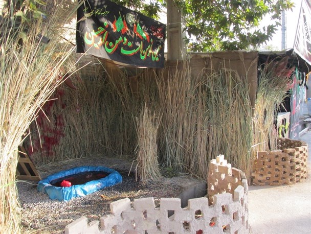 خیمه‌های عزا در خمین بر پا شد+ عکس
