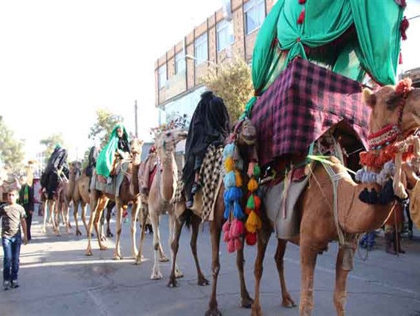 گزارش تصویری کاروان نمادین اسرای کربلا در ورامین