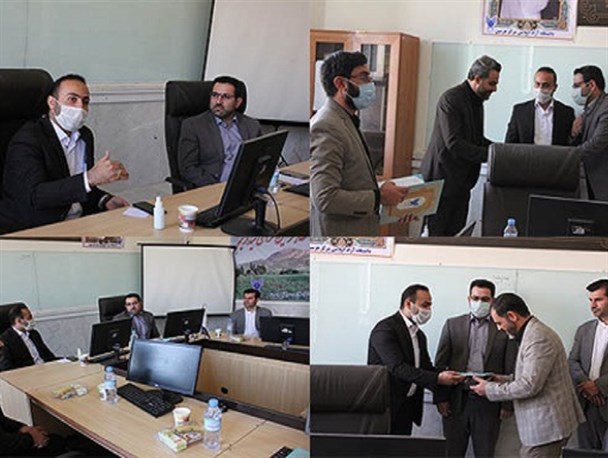 مراسم تکریم و معارفه مسئول حراست دانشگاه آزاد اسلامی هرسین