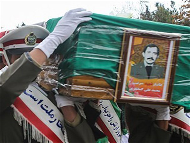 پیکر شهید محمد علی کمانگری در گرگان تشیع شد