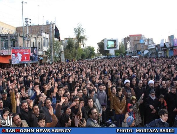 اجتماع حسینیان پارس آباد در تاسوعا برگزار شد