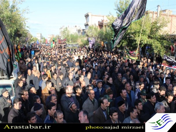 تجمع بزرگ عاشورائیان در اصلاندوز برگزار شد + تصاویر