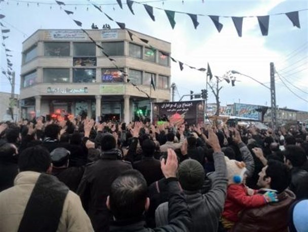 اجتماع بزرگ عزاداران حسینی در مشگین شهر