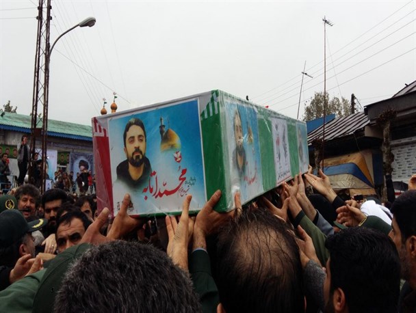 گزارش تصویری از مراسم با شکوه تشییع پیکر شهید محمد اتابه در صومعه سرا