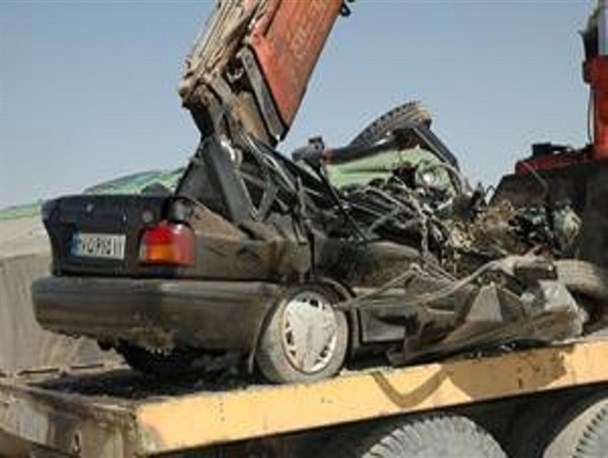 واژگونی سواری پراید در قزوین یک کشته برجای گذاشت