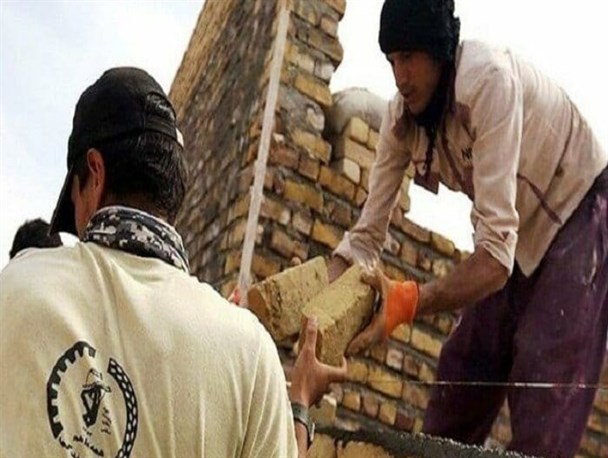 کمک ۲۶۶ میلیون ریالی گروه جهادی شهدای سهنله به مددجویان کمیته امداد سنقر