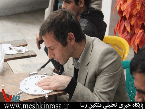 نمایشگاه آثار معلولان در مشکین شهر گشایش یافت