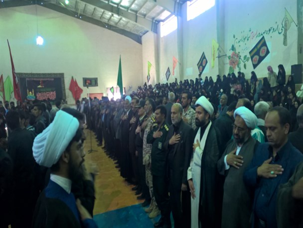 گزارش تصویری/ برگزاری مراسم عزاداری اربعین حسینی در نیمروز