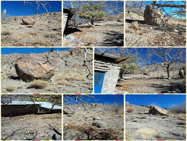 سنگهایی که جان مردم روستای ننوک را تهدید می کند+ تصاویر