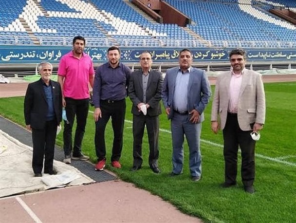 بازدید رییس فدراسیون دو و میدانی بلاروس از ورزشگاه امام رضا(ع)/ تاج‌فیروز:شرایط میزبانی شایسته از ورزشکاران بلاروسی را داریم