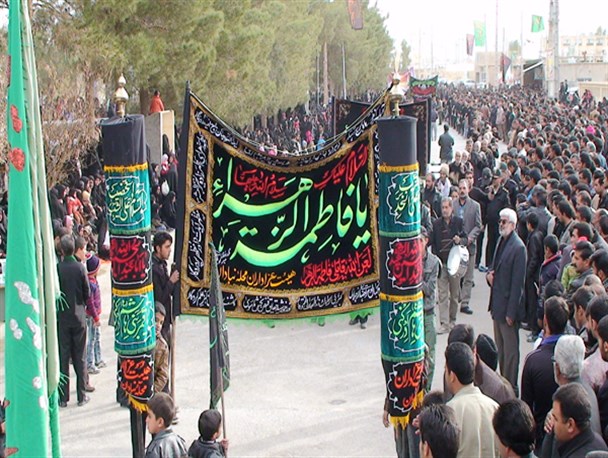 سوگواری رحلت پیامبر اکرم(ص) و شهادت امام حسن مجتبی (ع) در ابرکوه+تصاویر
