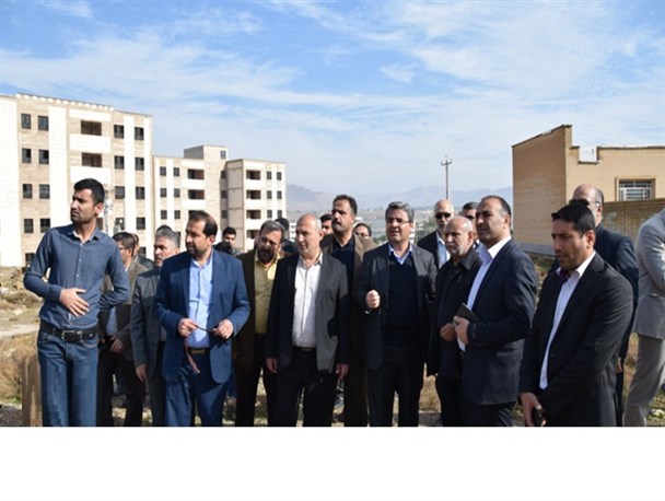 بازدید معاون عمرانی استاندار خوزستان از شهرک ولیعصر(عج) و مسکن مهر مسجدسلیمان+تصاویر
