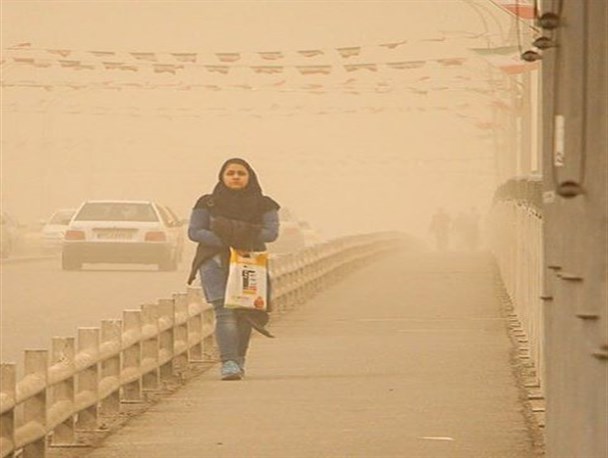 آلودگی هوای اهوازهمچنان به قوت خود باقیست /خبری از تعطیلی نیست